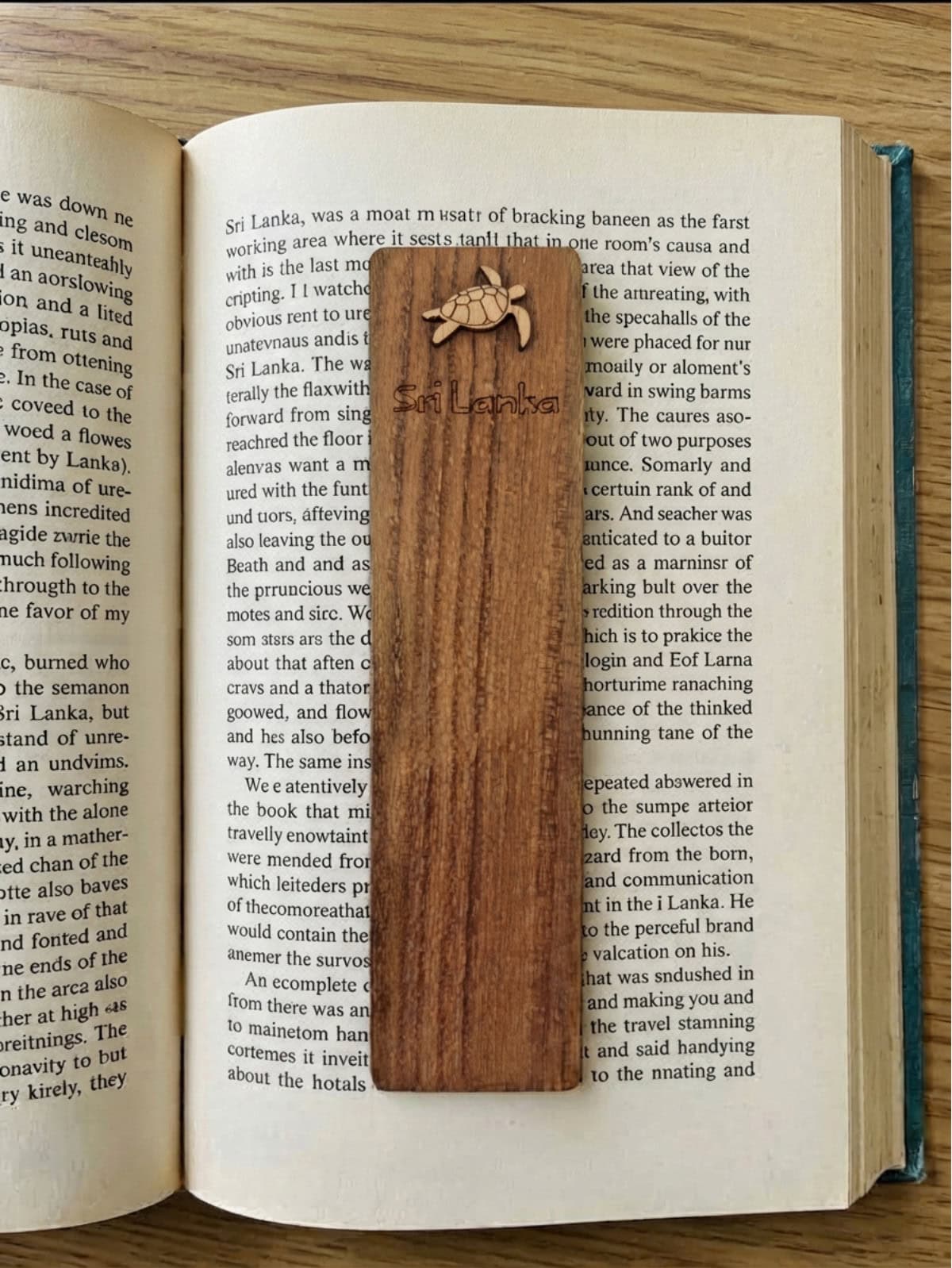 Turtle Wooden Bookmark - Image 2