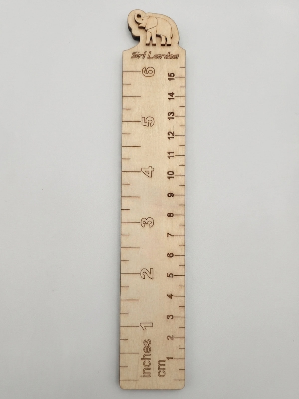 Elephant Wooden Ruler