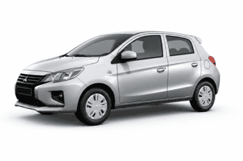 Auto compatta Mitsubishi Space Star in noleggio a breve termine.