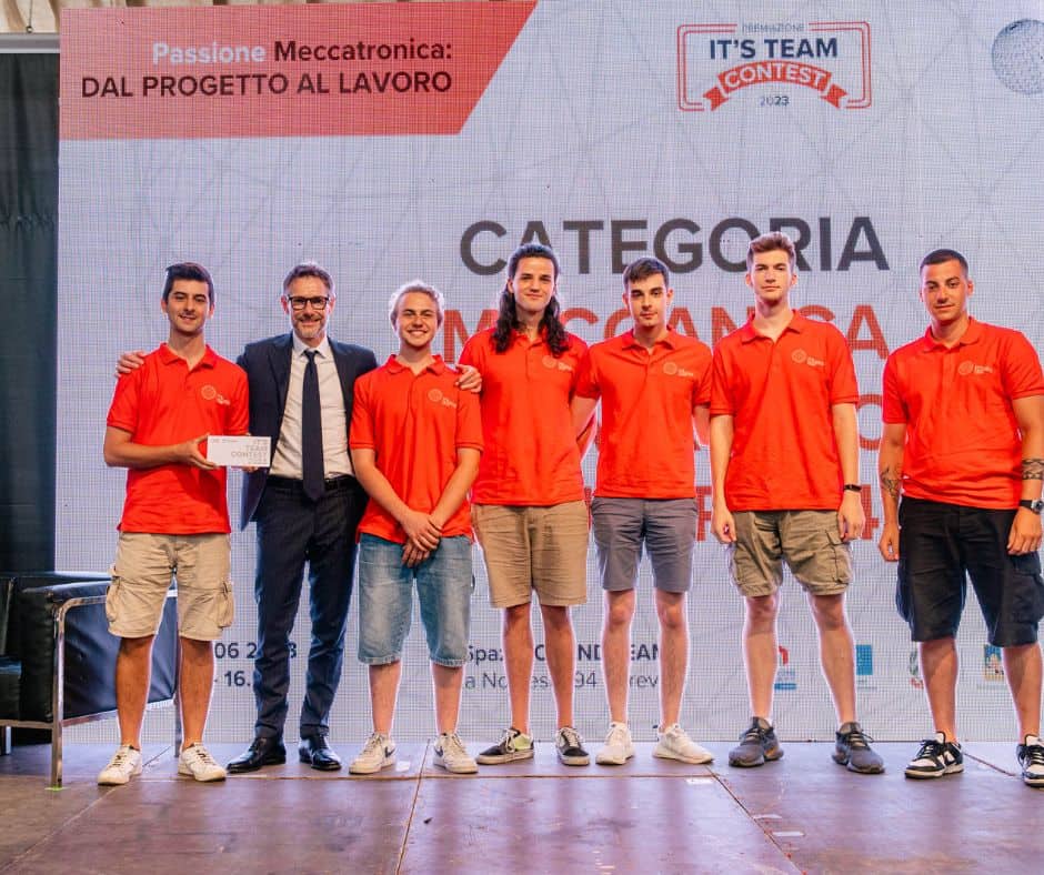 Formazione meccatronica_ITSTEAMCONTEST_vincitori 2023
