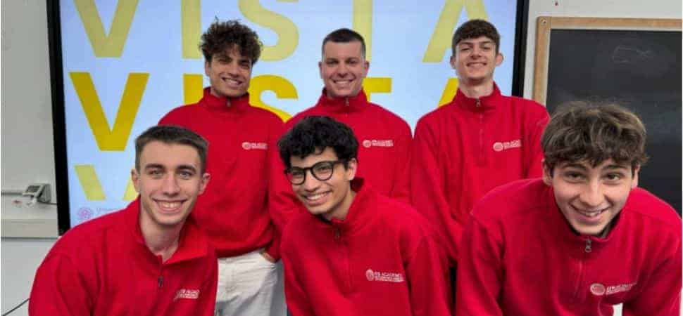 Il team di tecnici meccatronici progetto VISTA