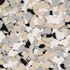 Epoxy flake color blend: Cabin Fever