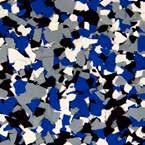 Epoxy flake color blend: Orbit