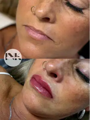 Lip blush tattoo in Lakeland, FL