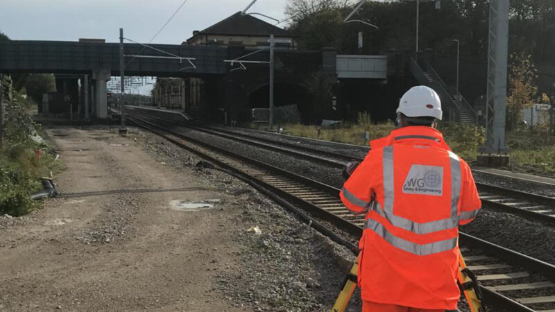 Monitoring on a railway line