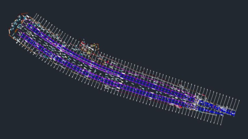 Topographic Surveys data image in close up