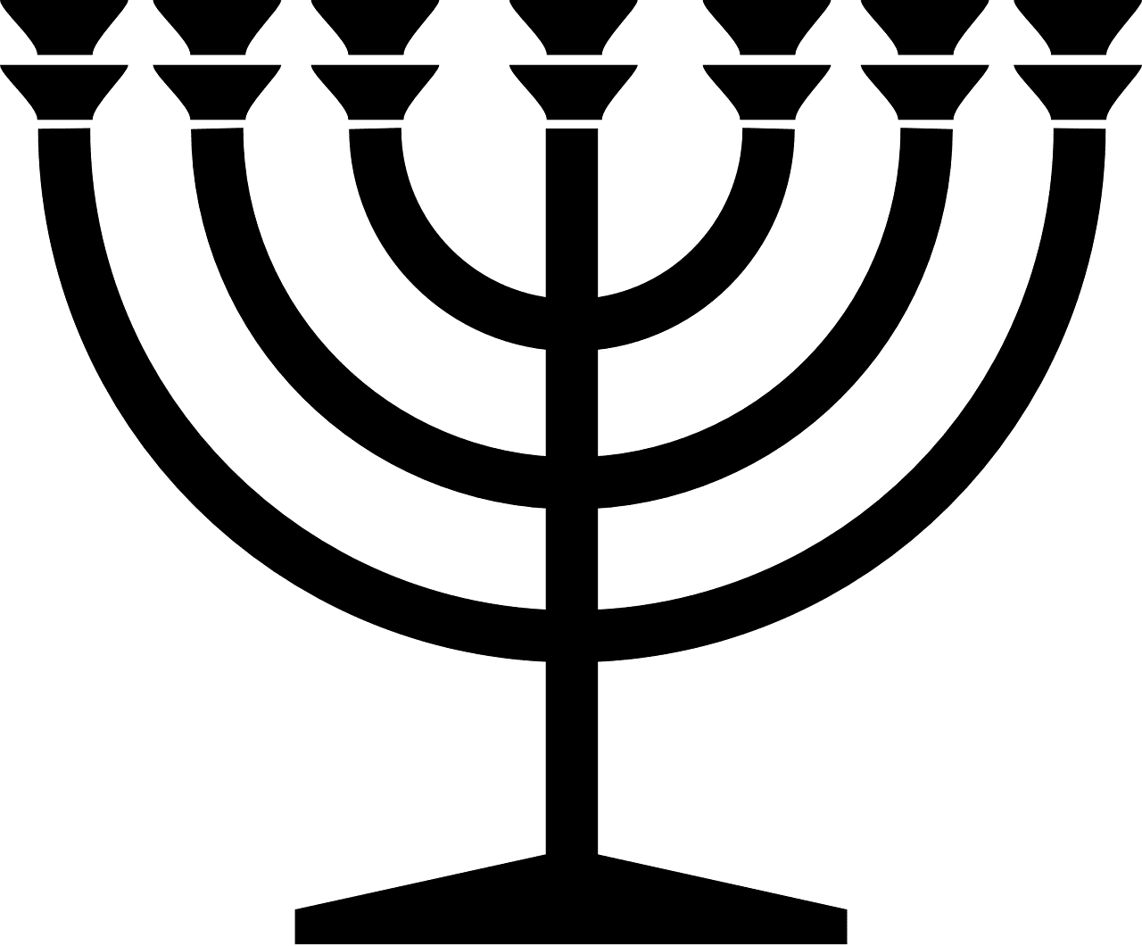 a menorah is part of the holidays for many