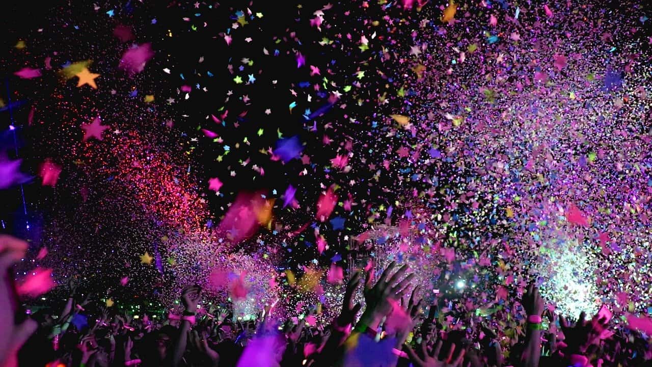 fireworks and confetti virtual events