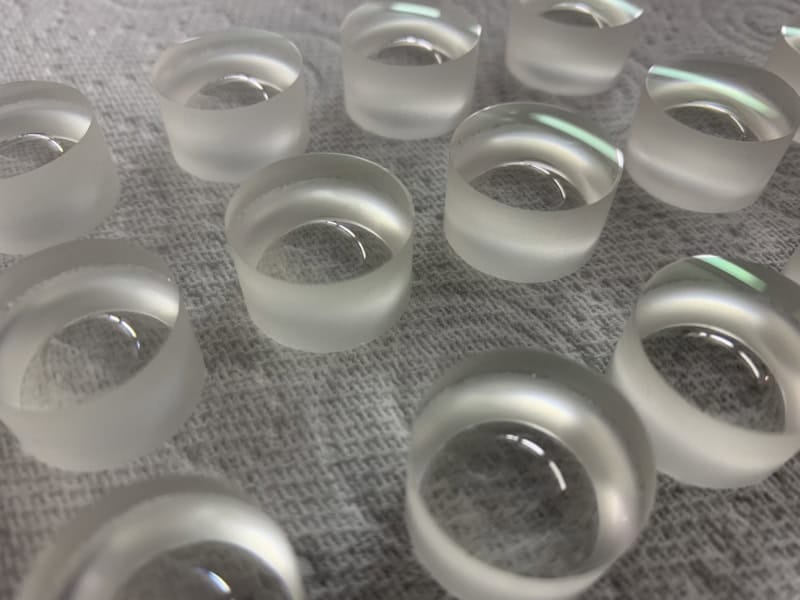 Custom Optics Manufacturer UK 15 Batch of precision optical lenses in optical glass