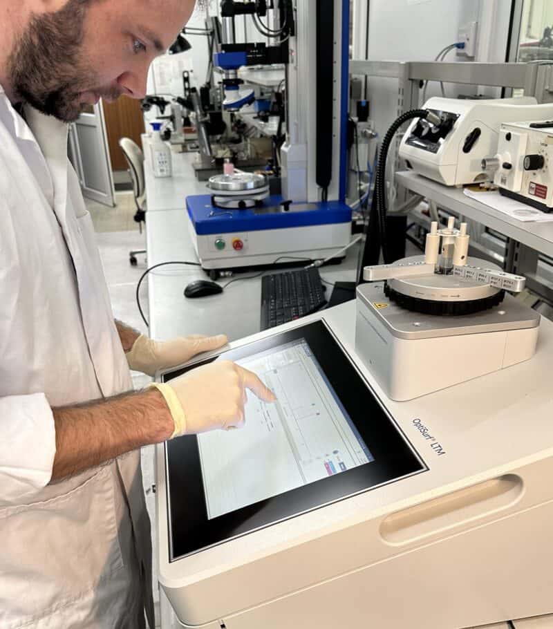 Custom Optics Manufacturer UK 14 Trioptics OptiSurf LTM lens thickness measurement at Kingsview Optical
