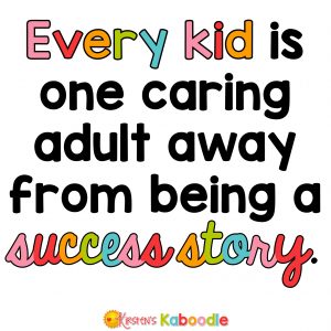 Every kid is one caring adult away from being a success story. Josh Shipp