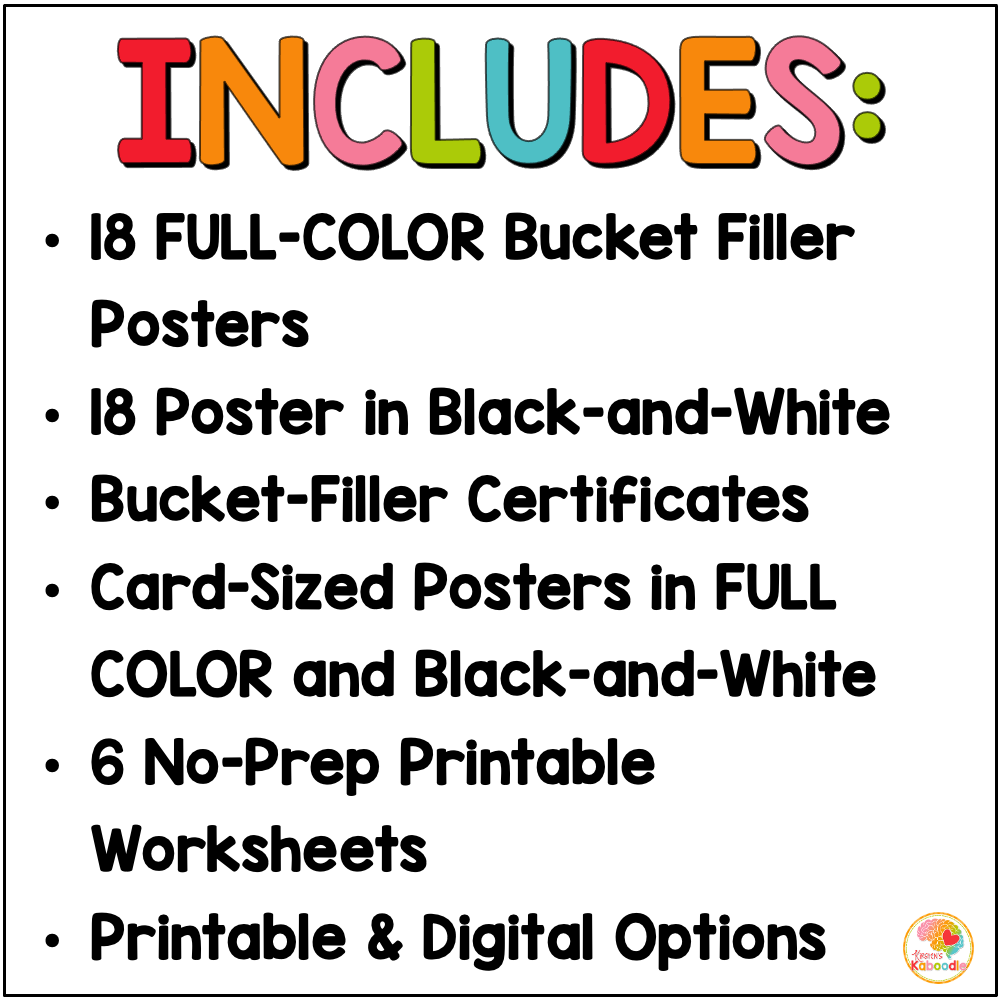 bucket-filler-activities-posters