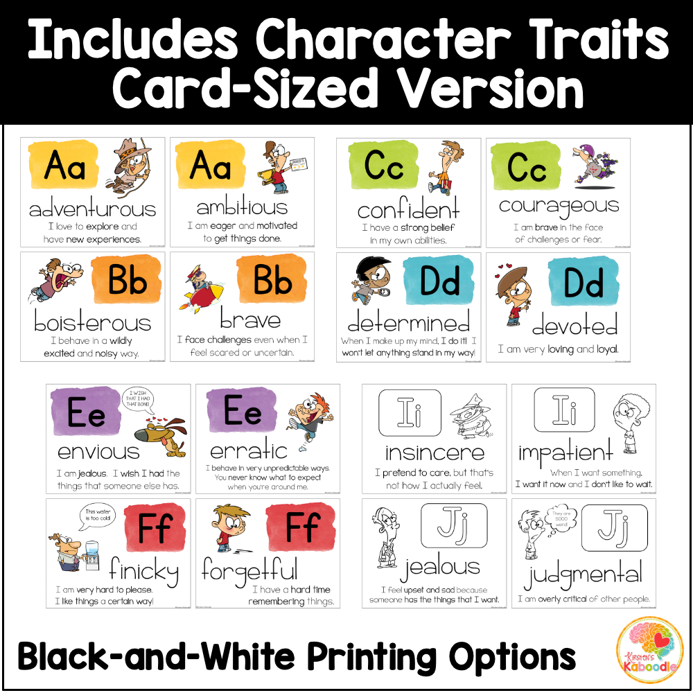 character-traits-posters-elementary