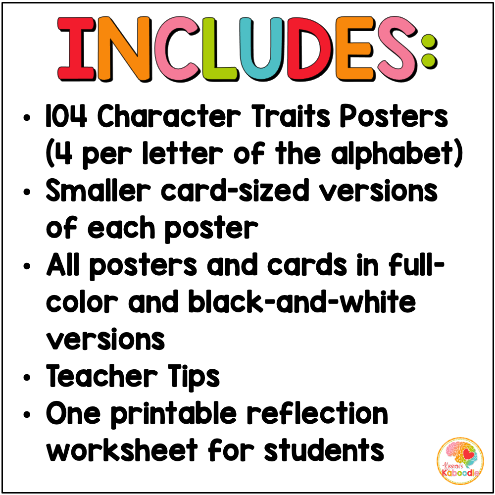 character-traits-posters-for-kids