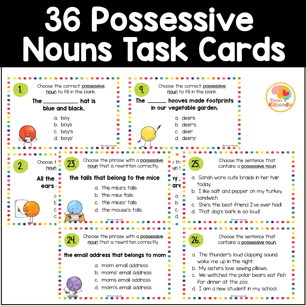 possessive-nouns-task-cards-activities