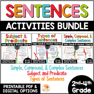 sentence-structure-task-cards-activities
