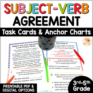 subject-verb-agreement-task-cards