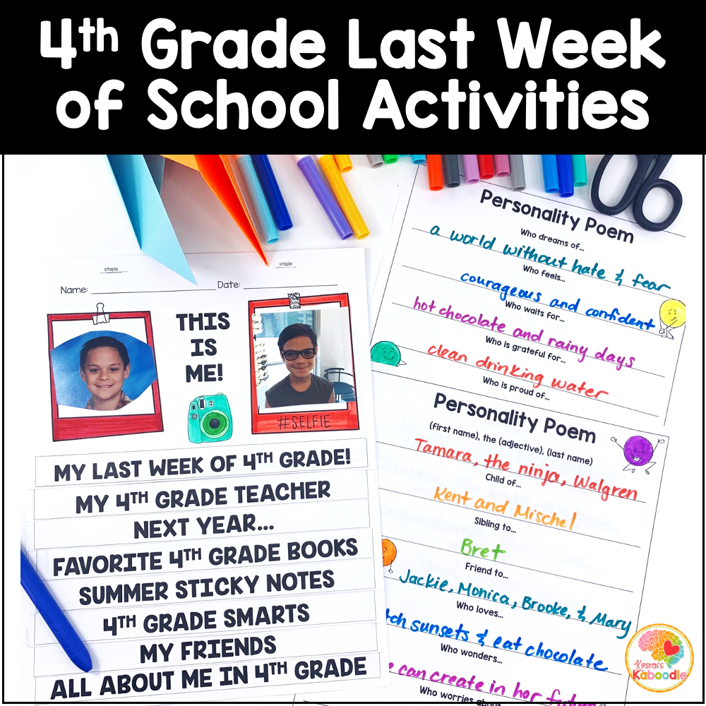 4th-grade-last-week-of-school-activities