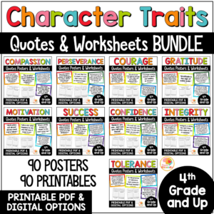 character-traits-quotes-posters-and-worksheets