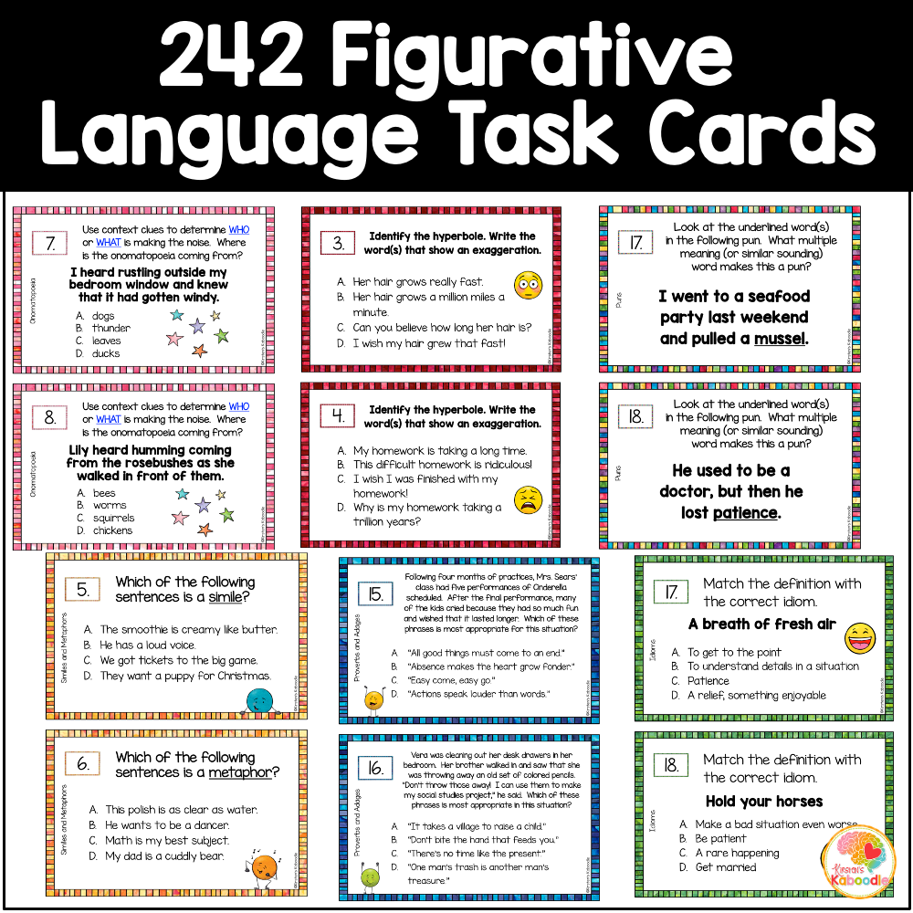 figurative-language-activities-worksheets-anchor-charts-task-cards-4th-grade