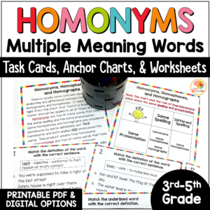 homonyms-multiple-meaning-words-activities-task-cards