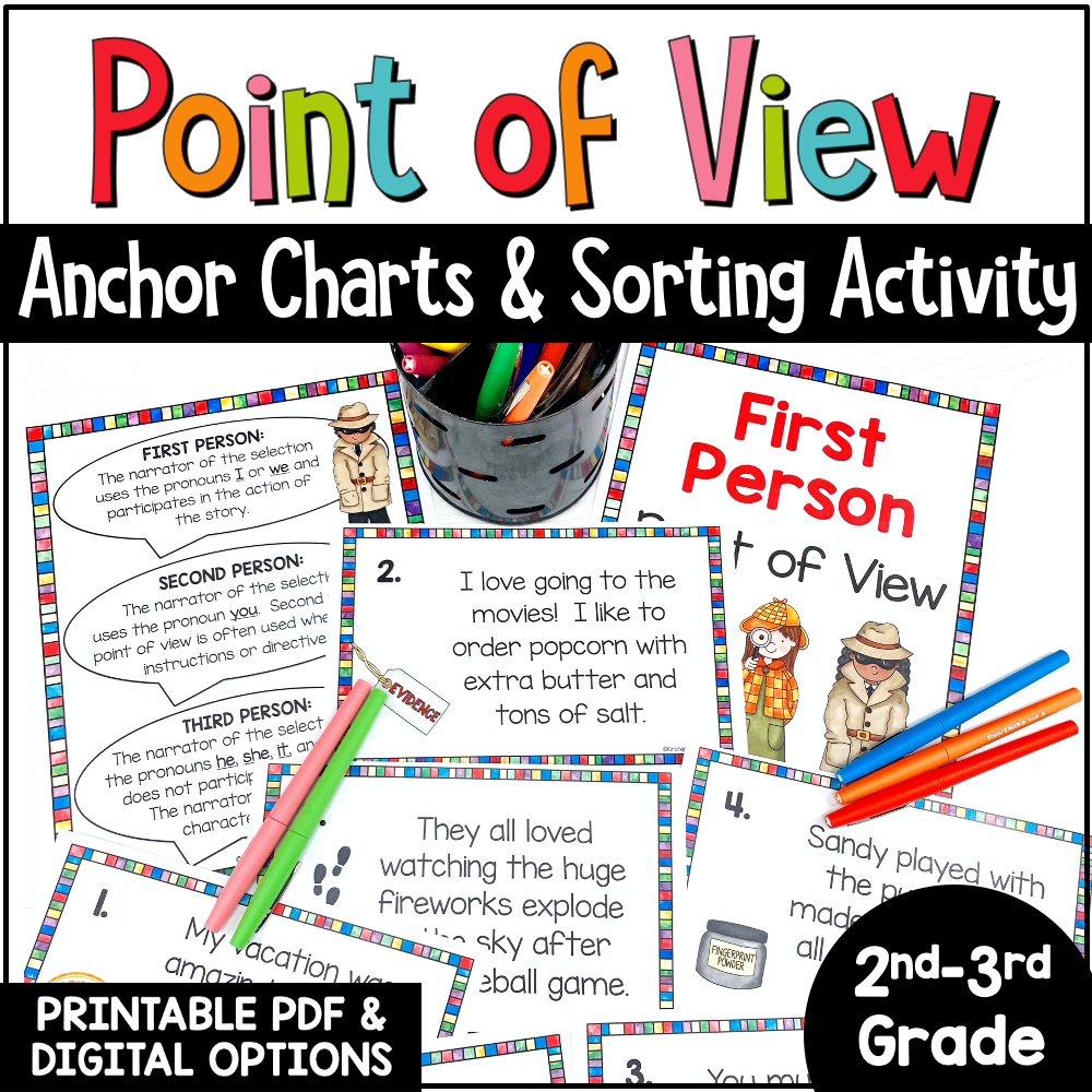 Point of View Sorting Activity with Anchor Charts