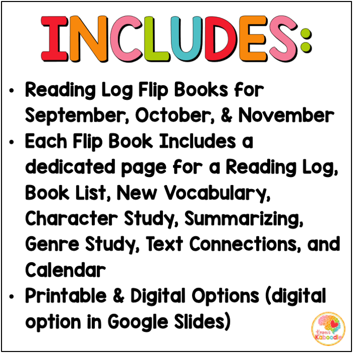 back-to-school-fall-reading-log-flipbooks