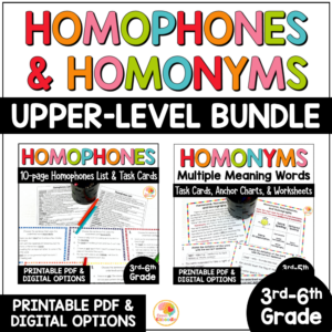 homophones-and-homonyms-activities