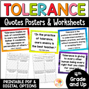 tolerance-quotes-posters-and-worksheets-classroom