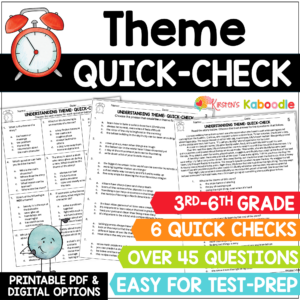 teaching-theme-quick-check-test-prep-review-worksheets