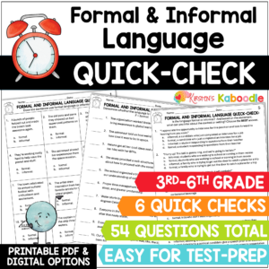 formal-informal-language-quick-check-worksheets