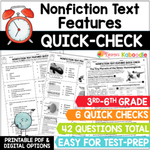 nonfiction-text-features-quick-checks-worksheets
