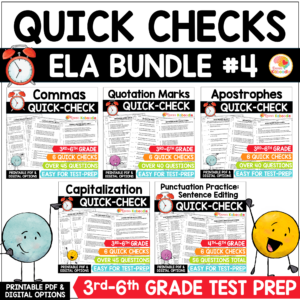 punctuation-worksheets-multiple-choice-test-prep-review-practice