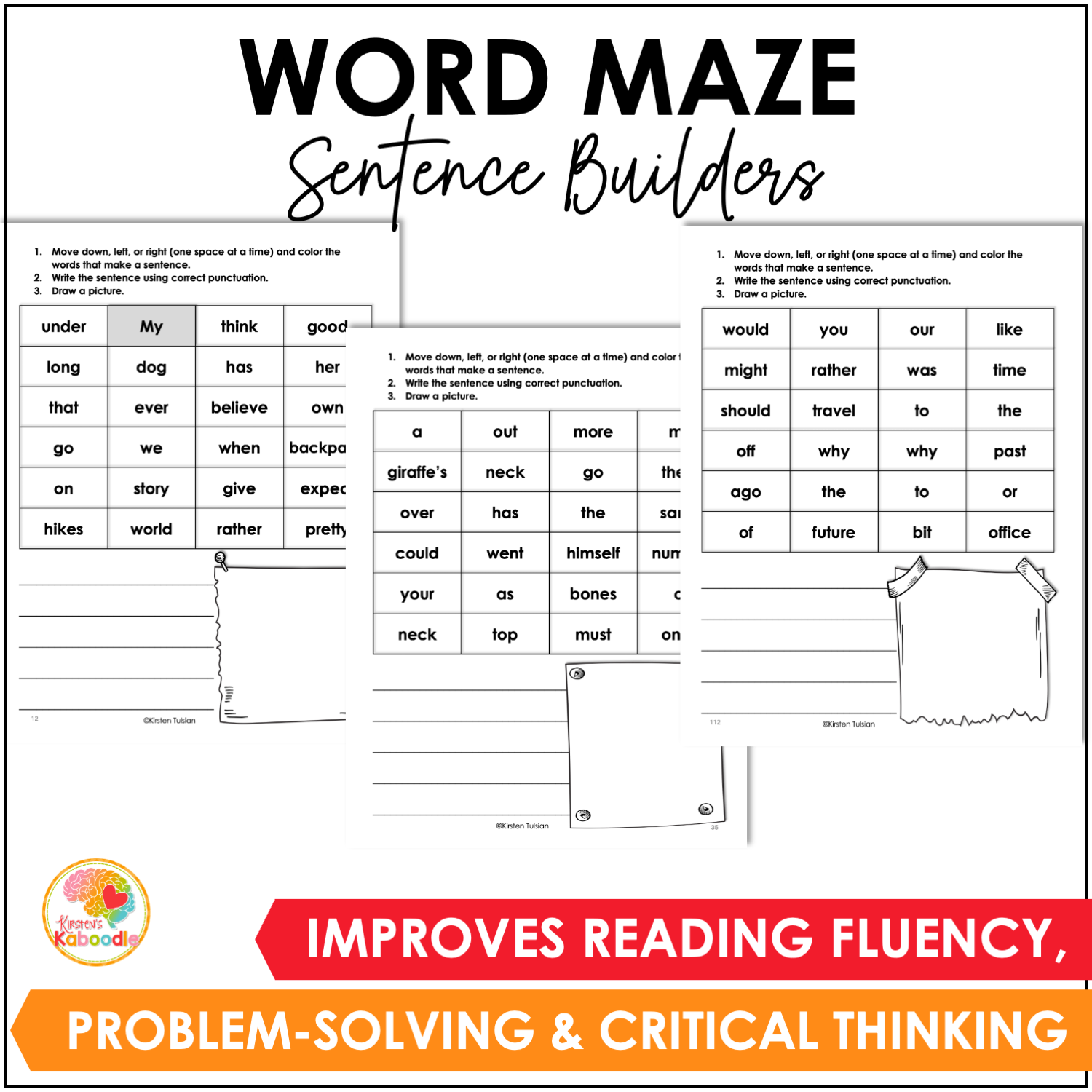word-maze-sentence-builders-2nd-grade