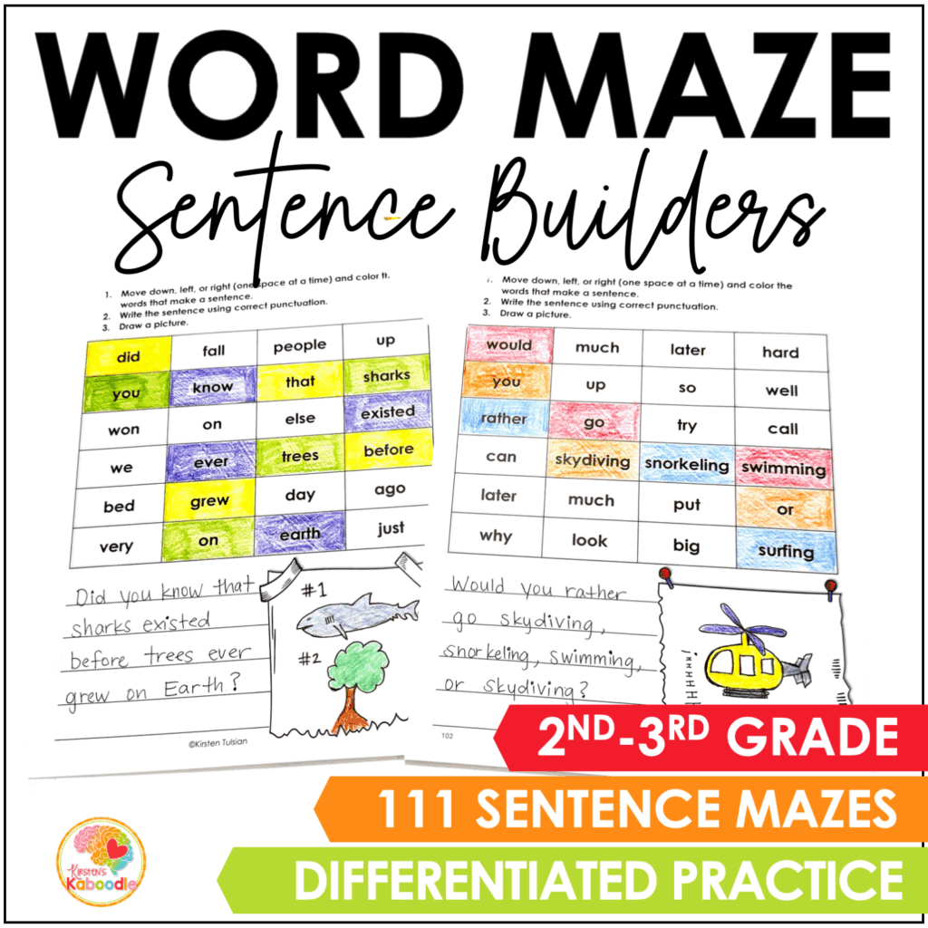 word-maze-sentence-builders-level-three