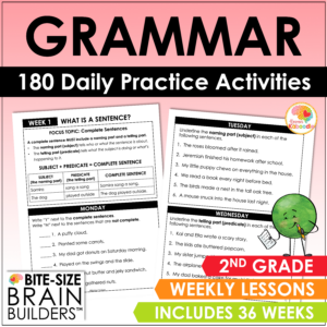 2nd-grade-grammar-bite-size-brain-builders-daily-activities-lessons