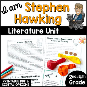 I Am Stephen Hawking activities