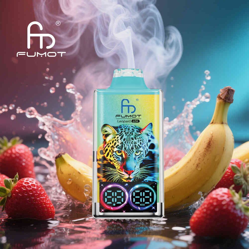 Fumot Leopard 40000 Strawberry Banana