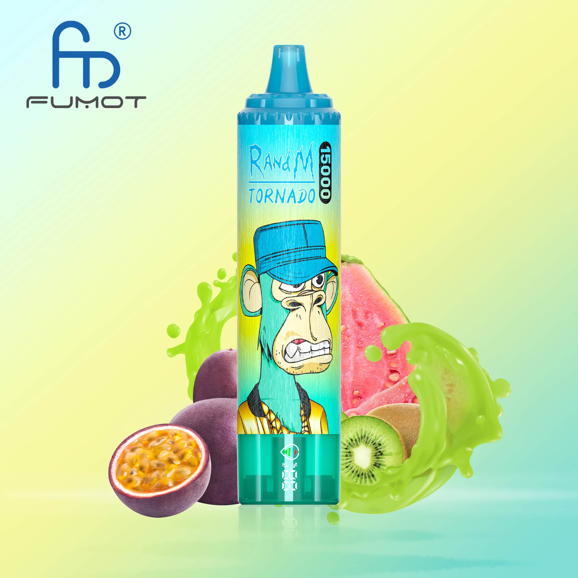 Fumot Tornado 15000 Kiwi Passion Fruit Guava