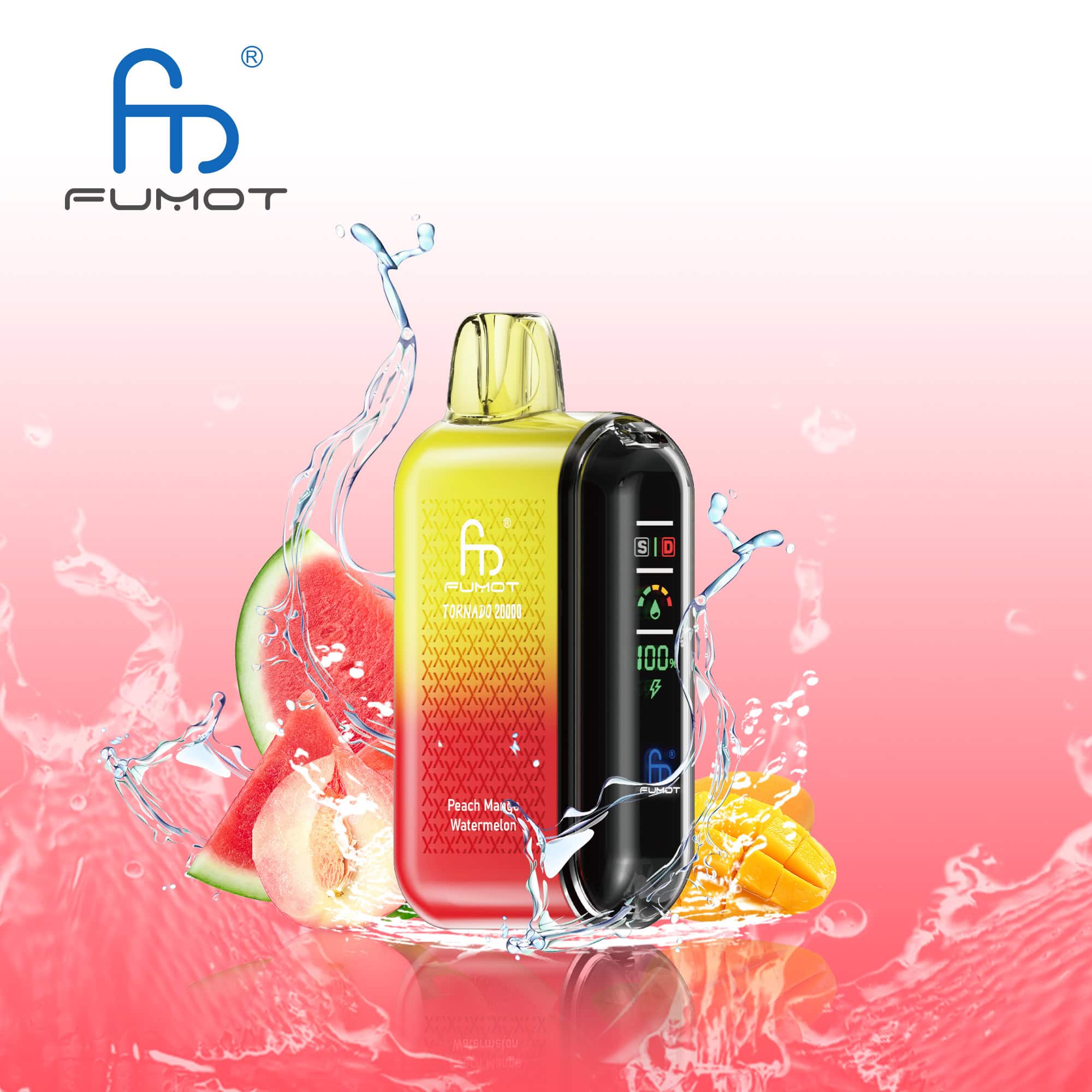 Fumot Tornado 20000 Peach Mango Watermelon