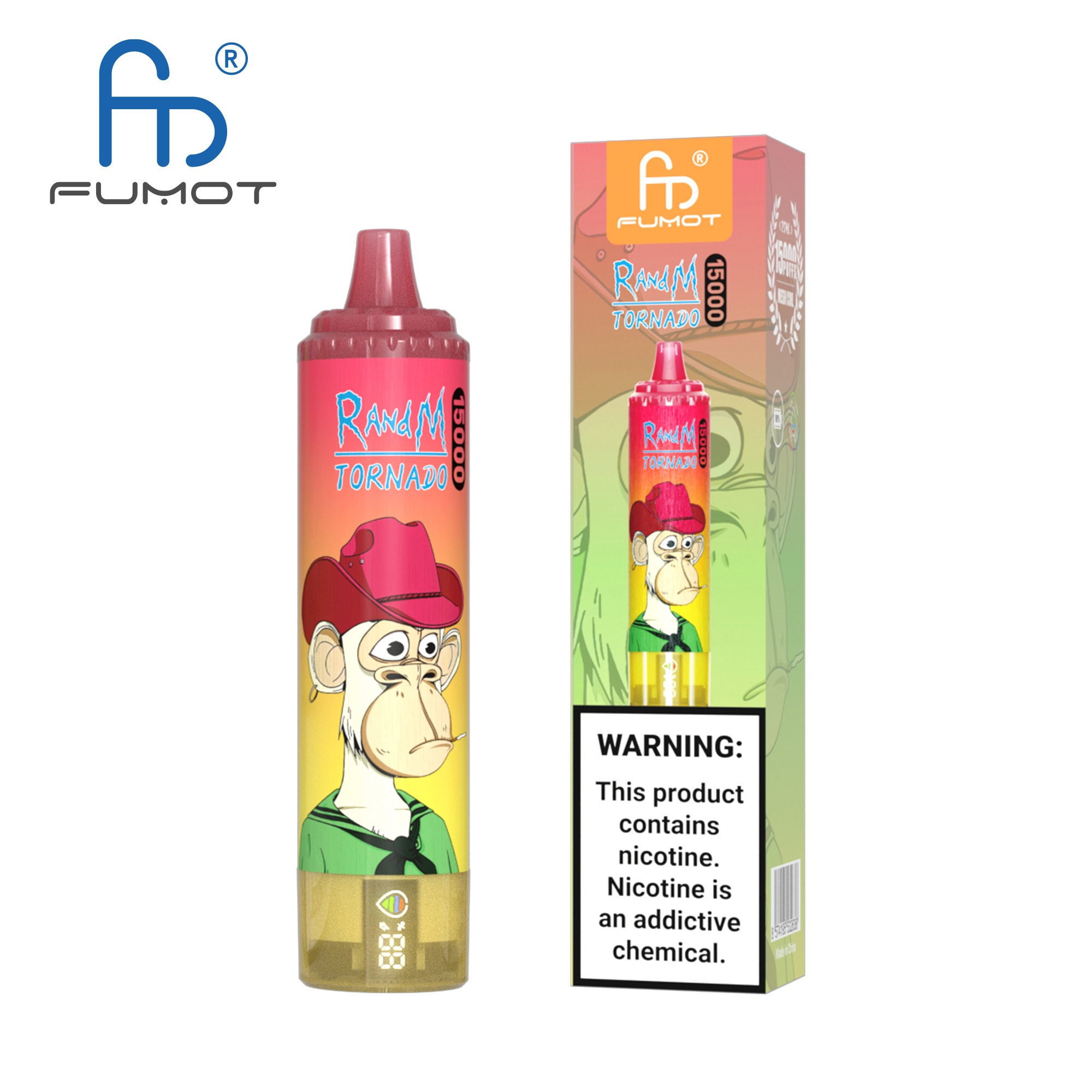 Fumot Tornado 15000 Apple Peach Pear – Bild 2