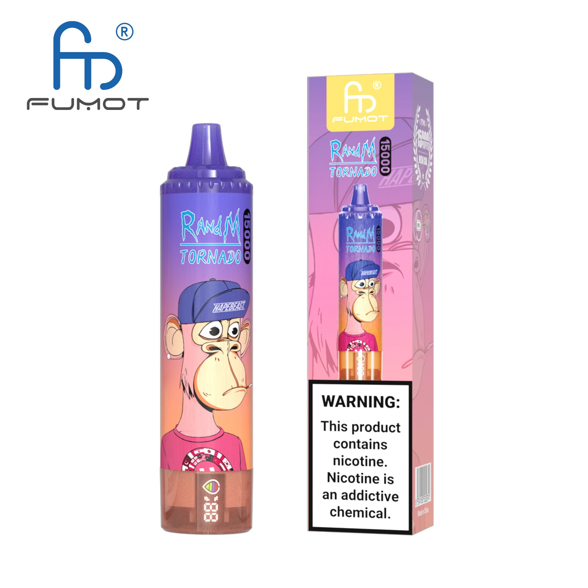 Fumot Tornado 15000 Blueberry Cherry Cranberry - Image 2