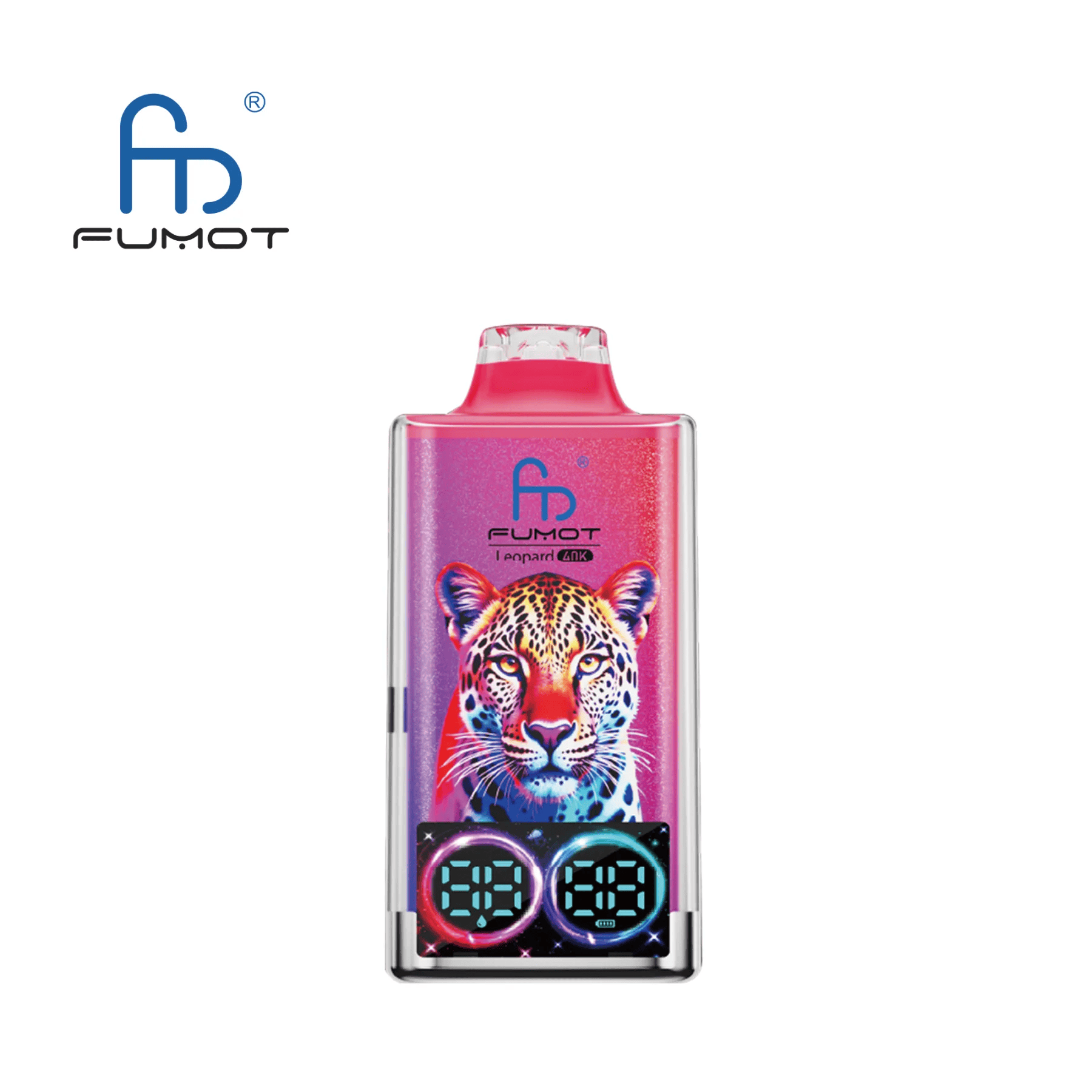 Fumot Leopard 40000 Blueberry Cherry Cranberry - Image 2