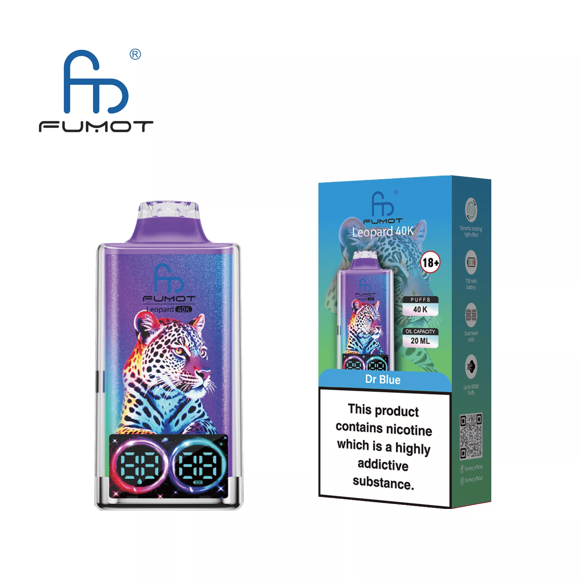 Fumot Leopard 40000 Dr Blue - Image 3