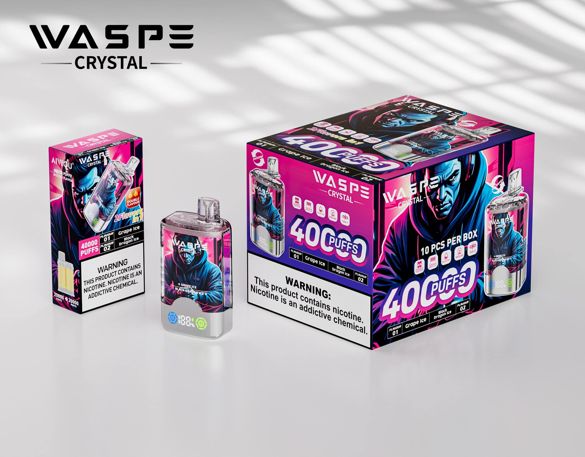 WASPE Crystal 40000 Grape Ice & Black Dragon Ice – Image 3