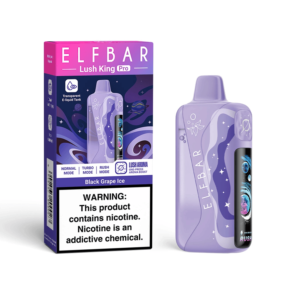 ELF BAR Lush King Pro 40000 Black Grape Ice - Image 2
