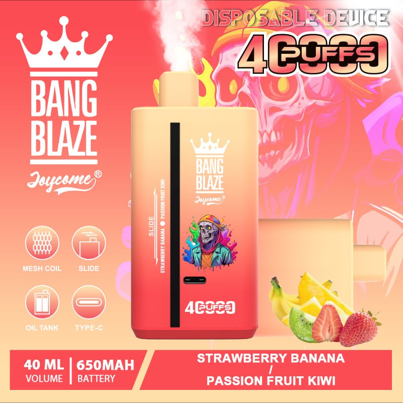 Bang Blaze 40000 Strawberry Banana & Passion Fruit Kiwi