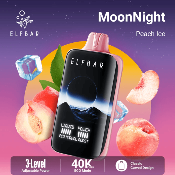 ELF BAR Moon Night 40000 Peach Ice - Imagen 2