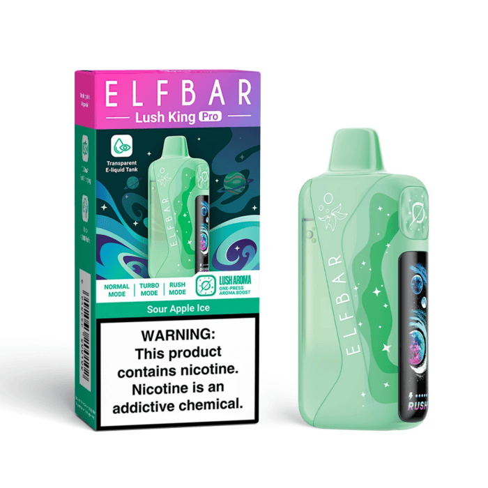 ELF BAR Lush King Pro 40000 Sour Apple Ice - Imagen 2