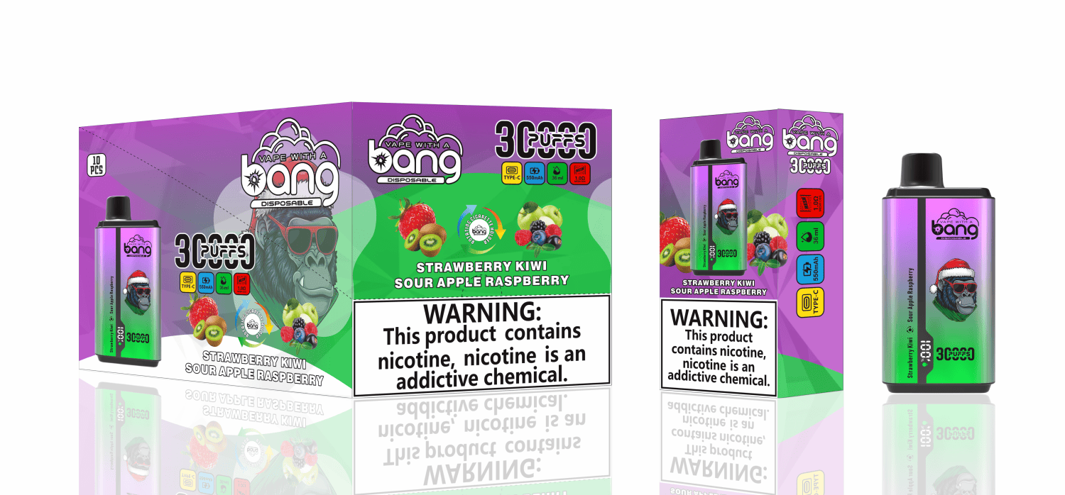 Bang King 30000 Strawberry Kiwi & Sour Apple Raspberry – Bild 2
